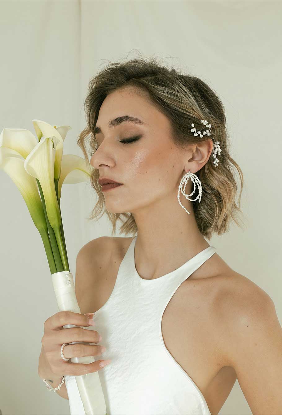 Hochzeitsmake-Up und Styling