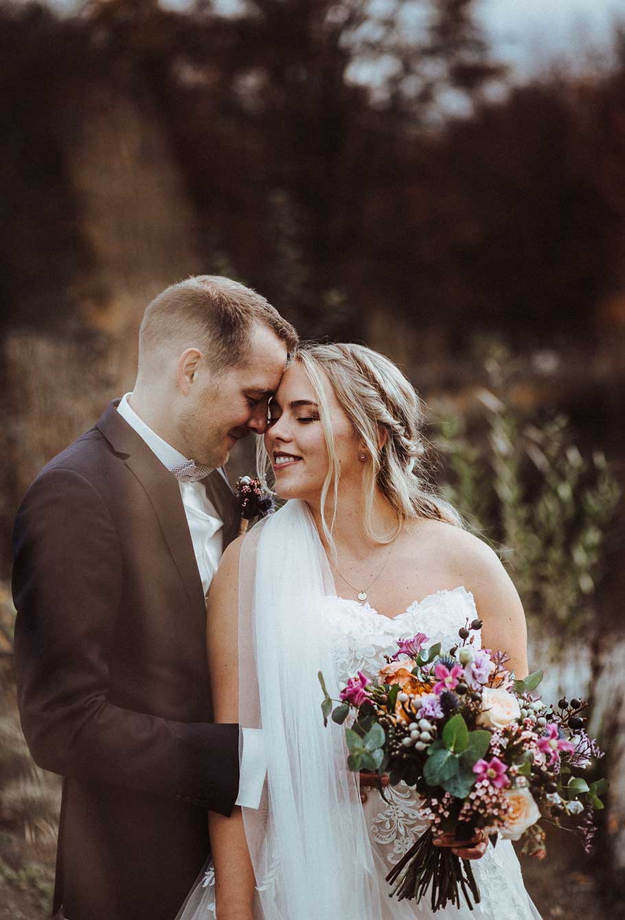 Hochzeitsmake-Up und Styling